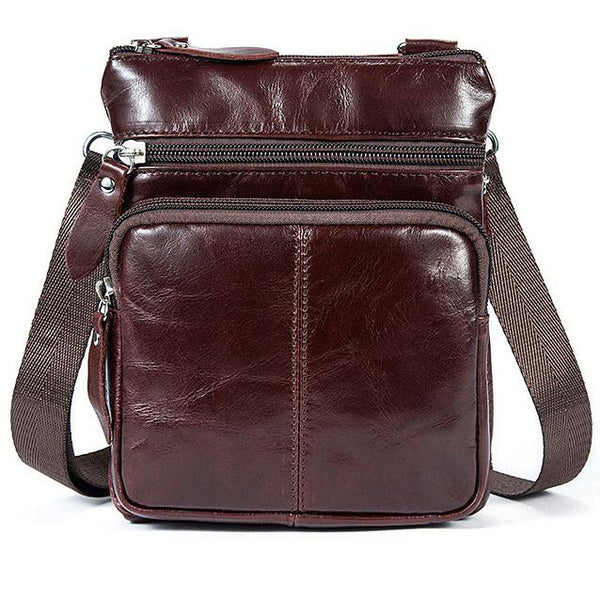 Cowhide Casual Flap Bag