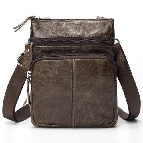 Cowhide Casual Flap Bag